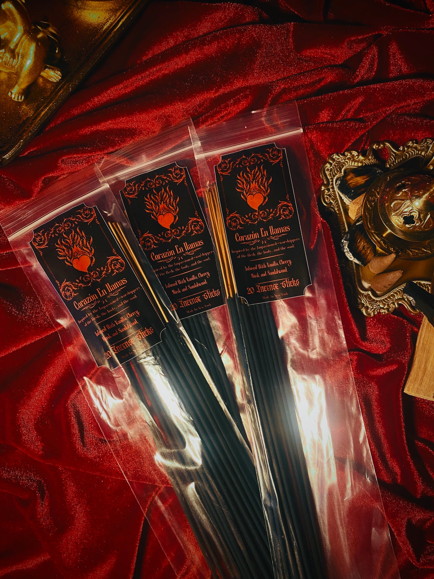 Heart On Fire Incense Sticks